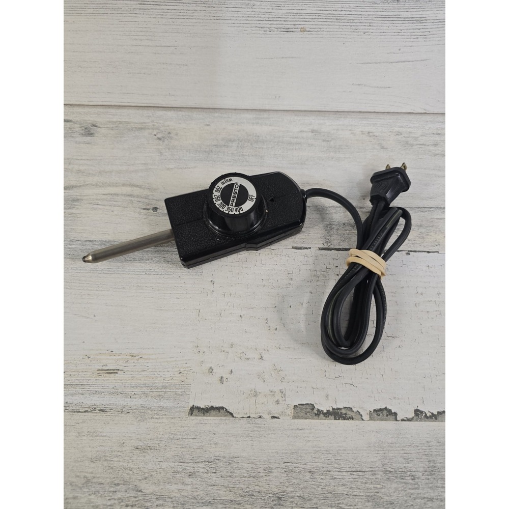 Presto 0990003 Automatic Electric Heat Control Probe Cord 1500W 120V Black